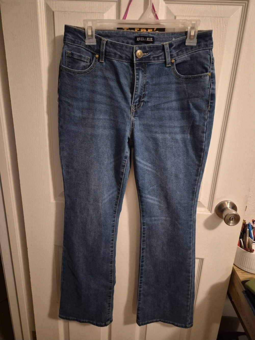 Riviera Blue Boot-Cut Jeans